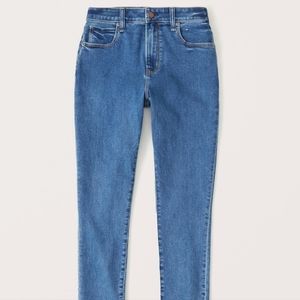 Abercrombie Super Skinny Ankle High Rise Curve Love Jeans